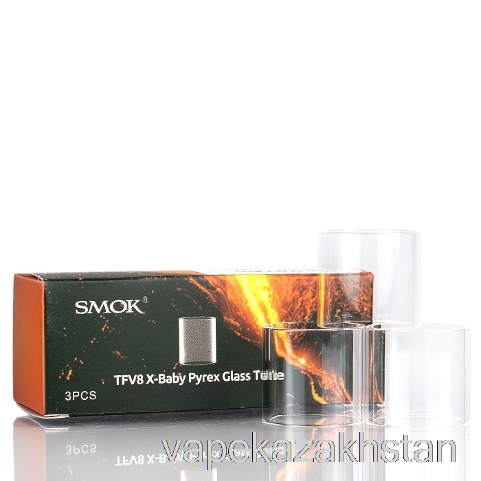 Vape Smoke SMOK TFV8 Replacement Glass - Baby, Big, X-Baby TFV8 X-Baby #3 - Single Bulb 6mL Expansion Tube